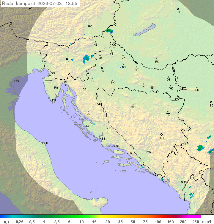 Padavine Hrvaška