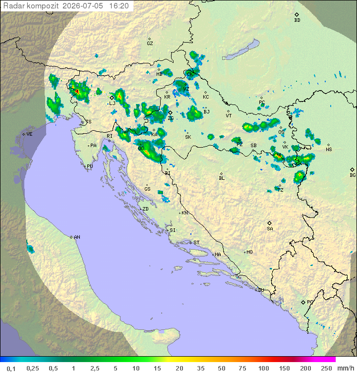 Padavine Hrvaška