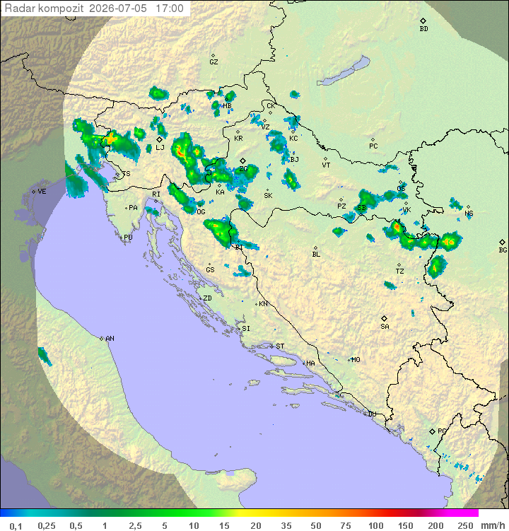 Padavine Hrvaška