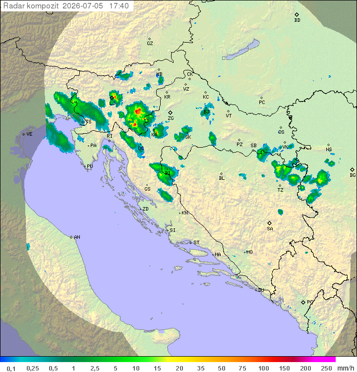 Padavine Hrvaška