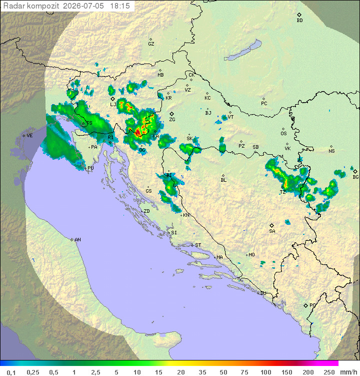 Padavine Hrvaška