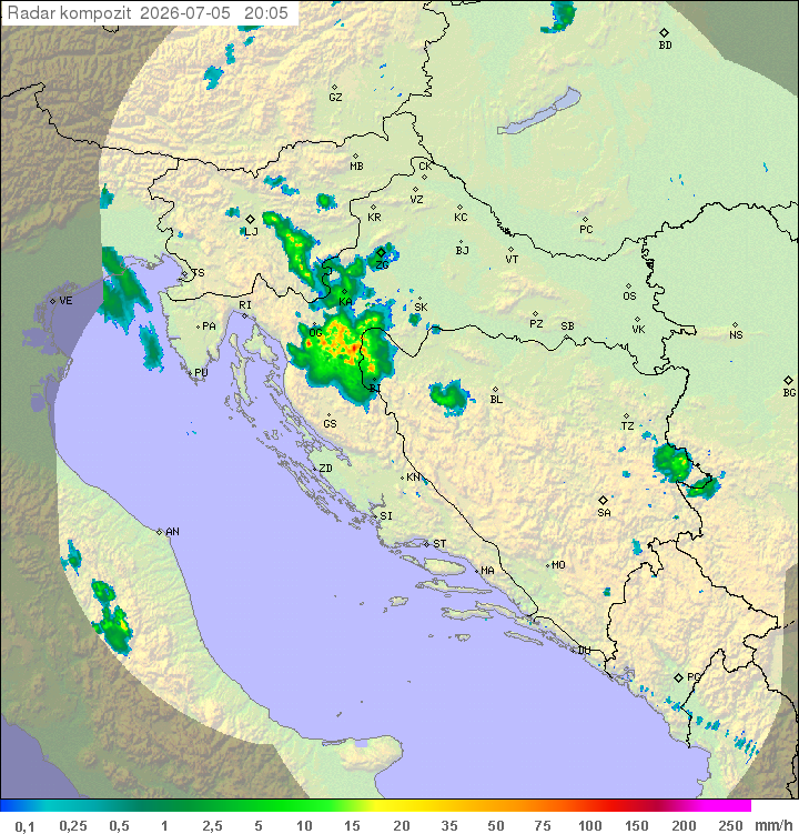Padavine Hrvaška