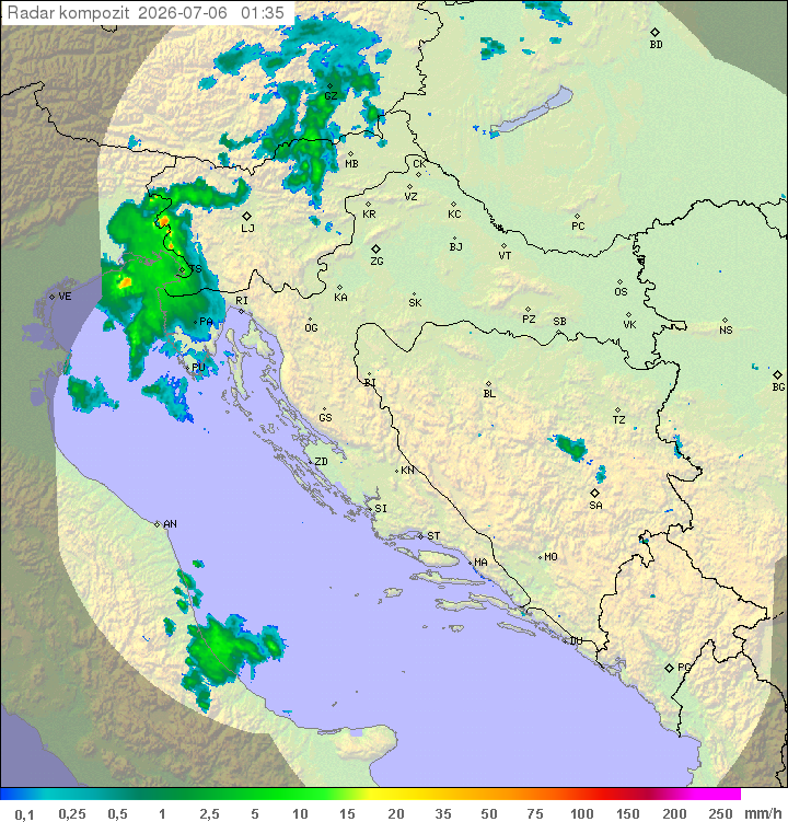 Padavine Hrvaška