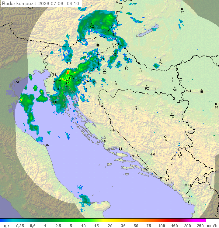 Padavine Hrvaška