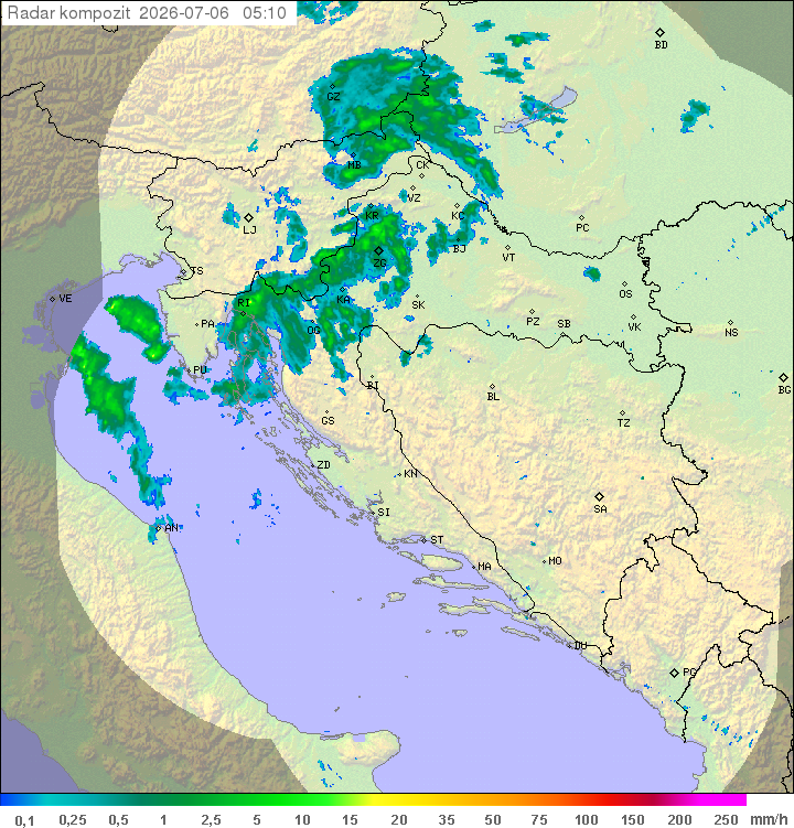 Padavine Hrvaška
