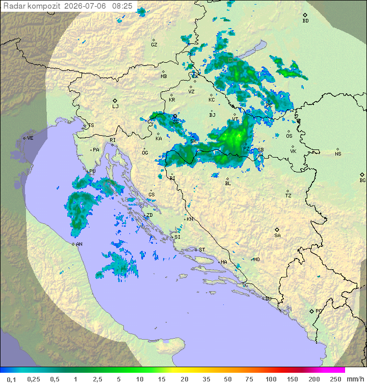 Padavine Hrvaška