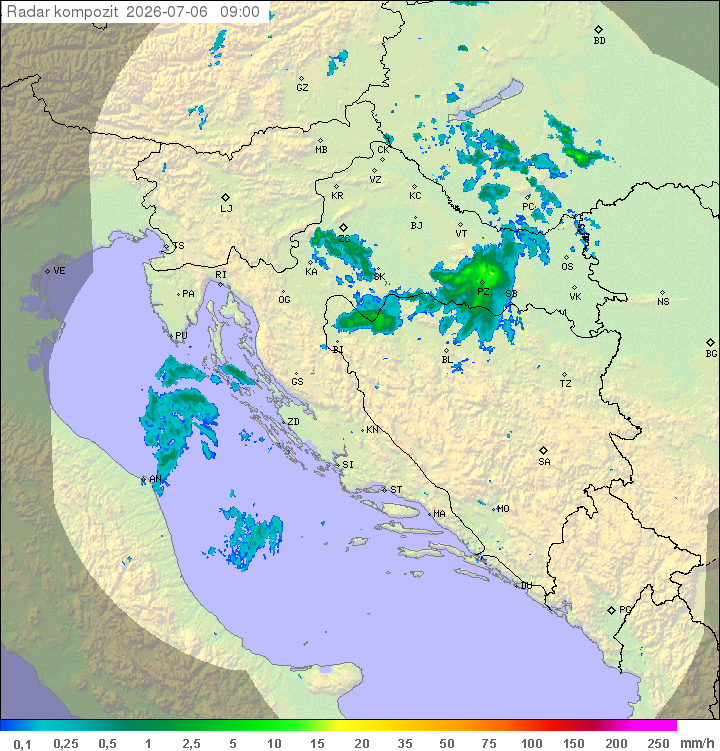 Padavine Hrvaška
