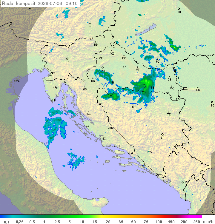 Padavine Hrvaška