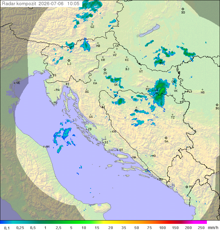 Padavine Hrvaška