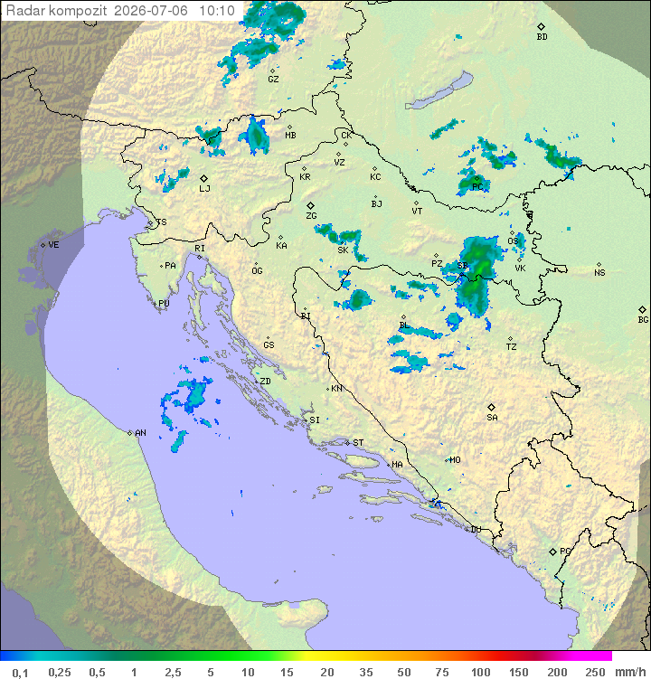 Padavine Hrvaška