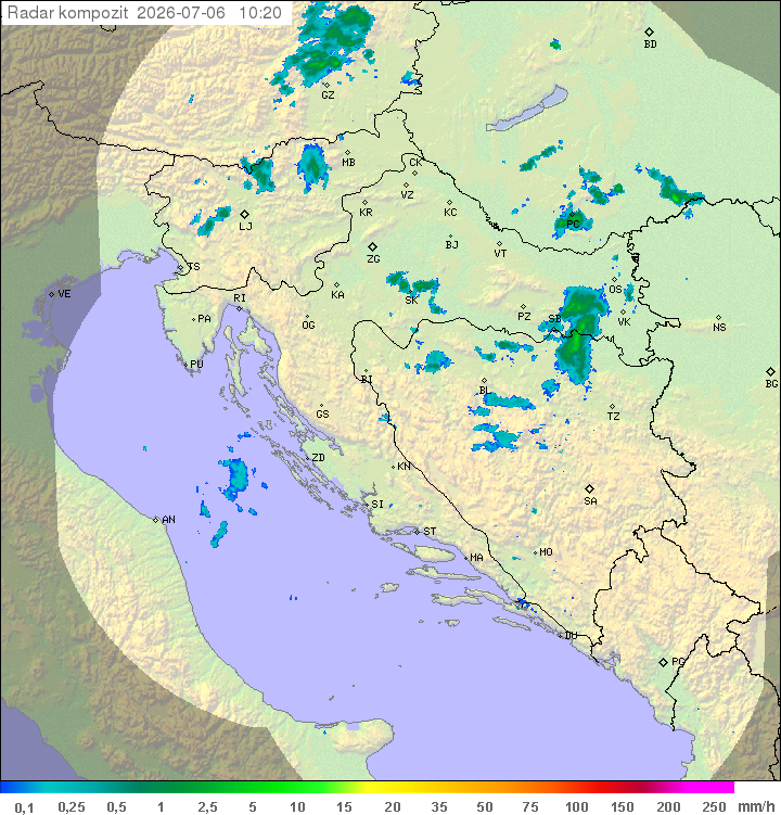 Padavine Hrvaška