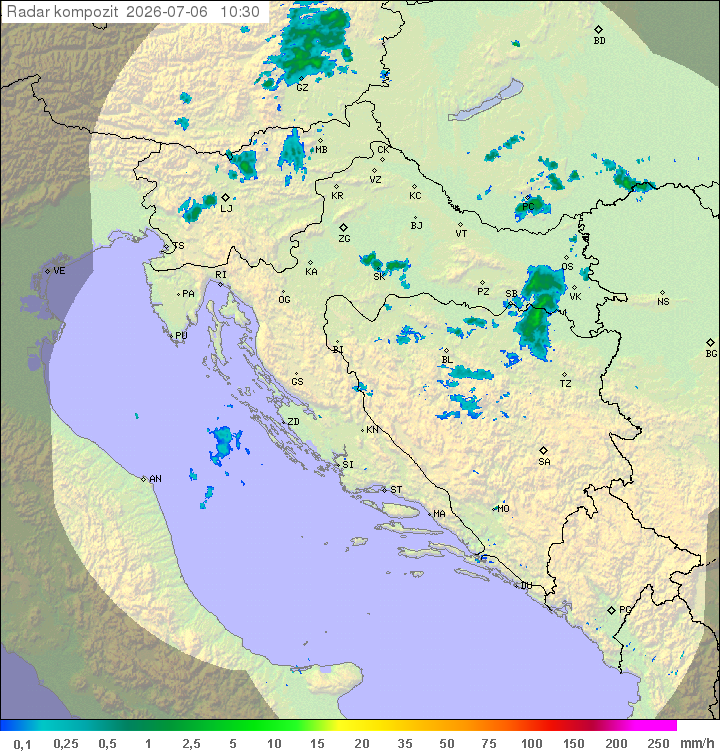 Padavine Hrvaška