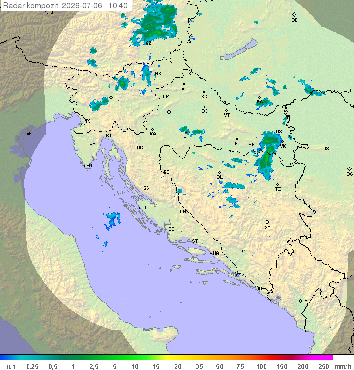 Padavine Hrvaška