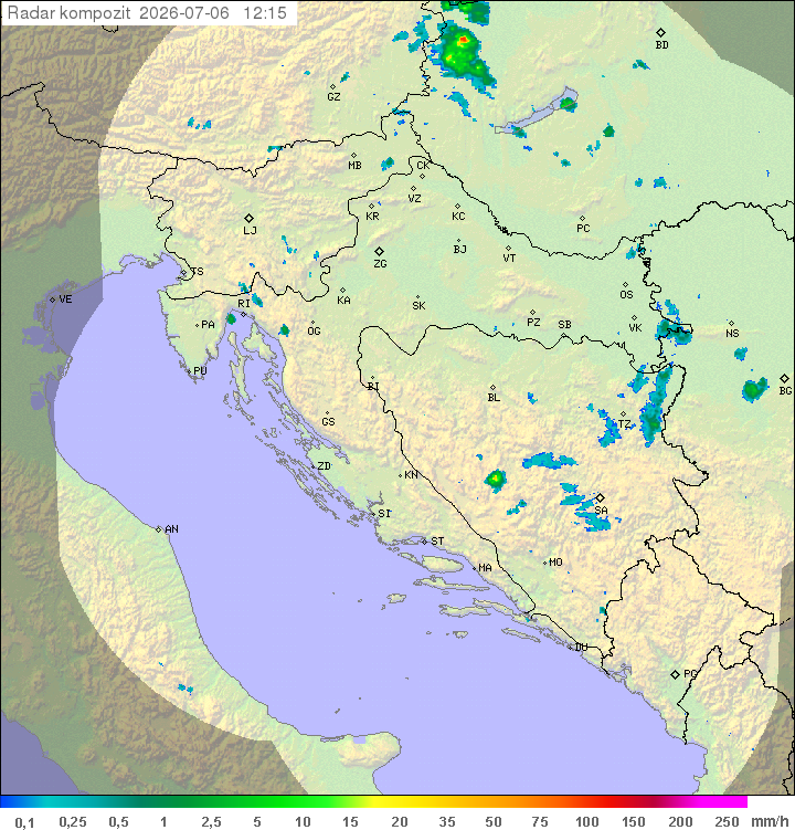 Padavine Hrvaška