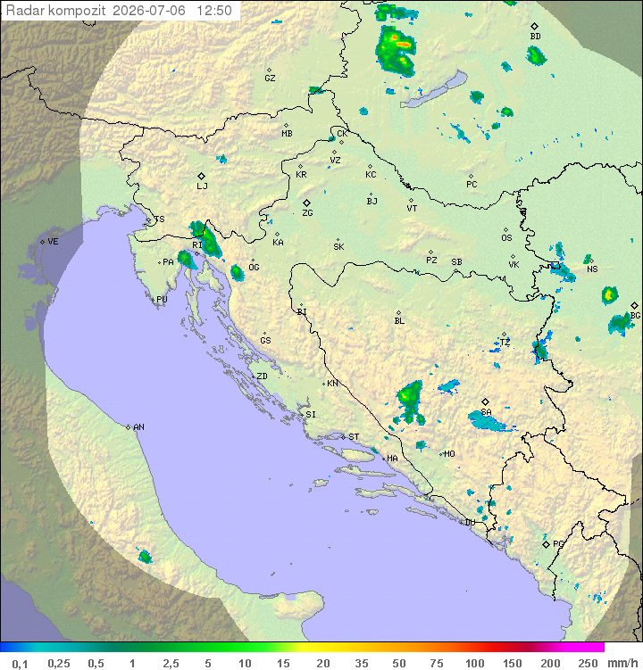 Padavine Hrvaška
