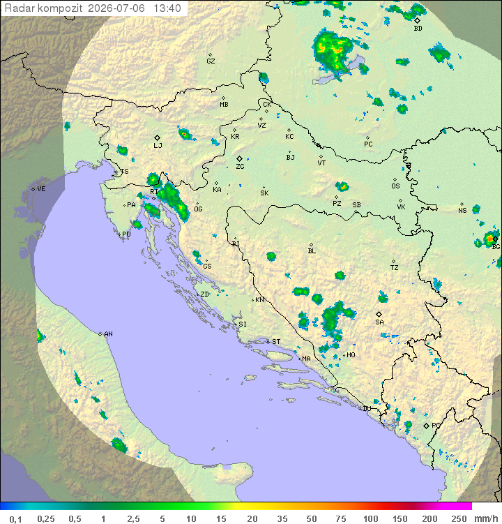 Padavine Hrvaška