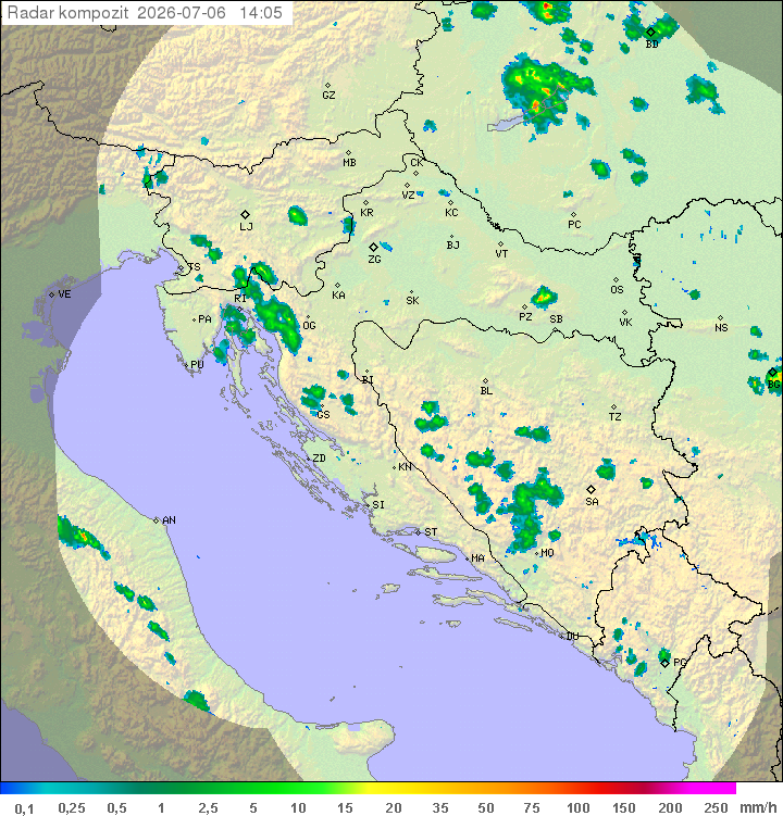 Padavine Hrvaška