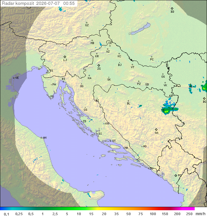 Padavine Hrvaška