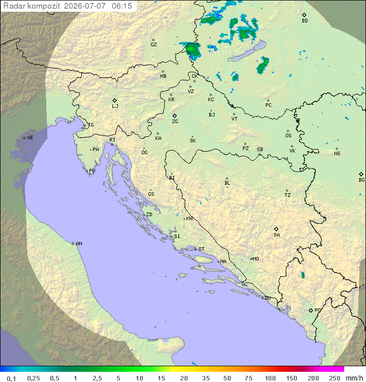 Padavine Hrvaška