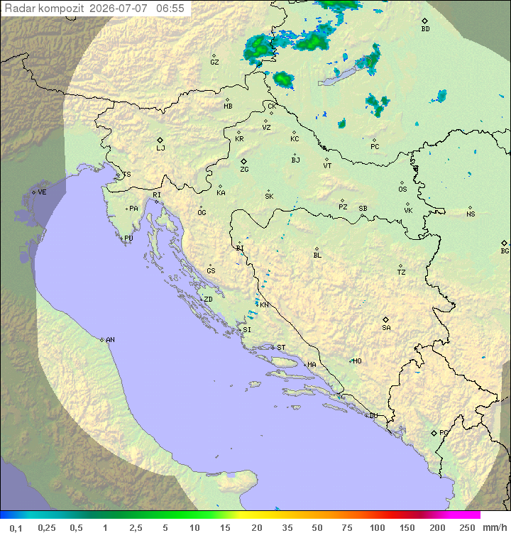 Padavine Hrvaška