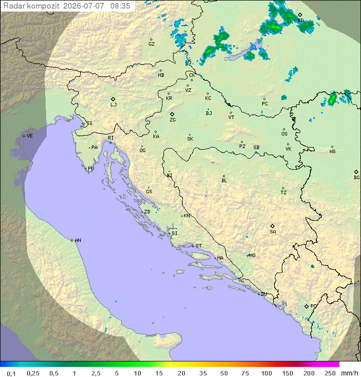 Padavine Hrvaška