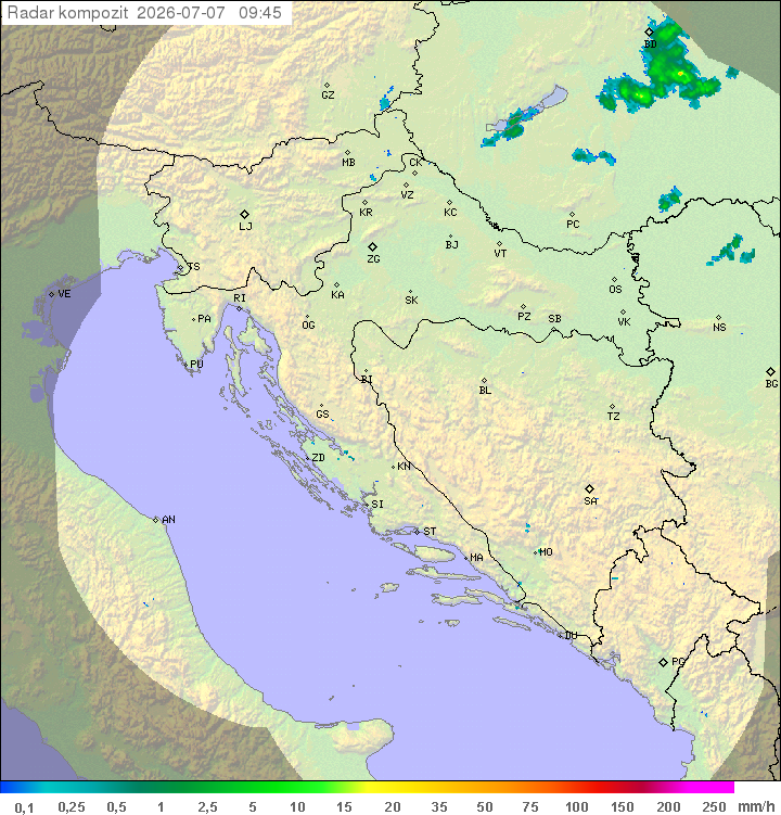 Padavine Hrvaška