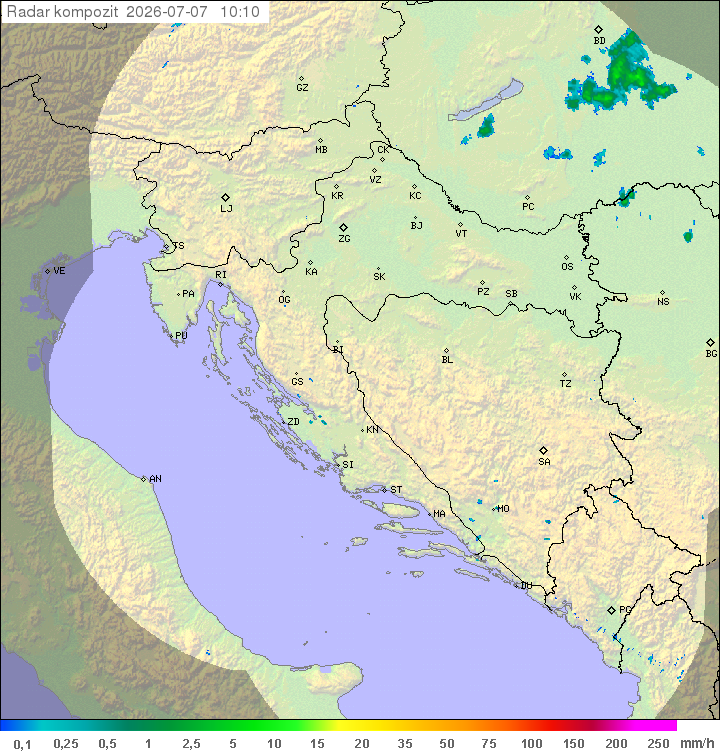 Padavine Hrvaška