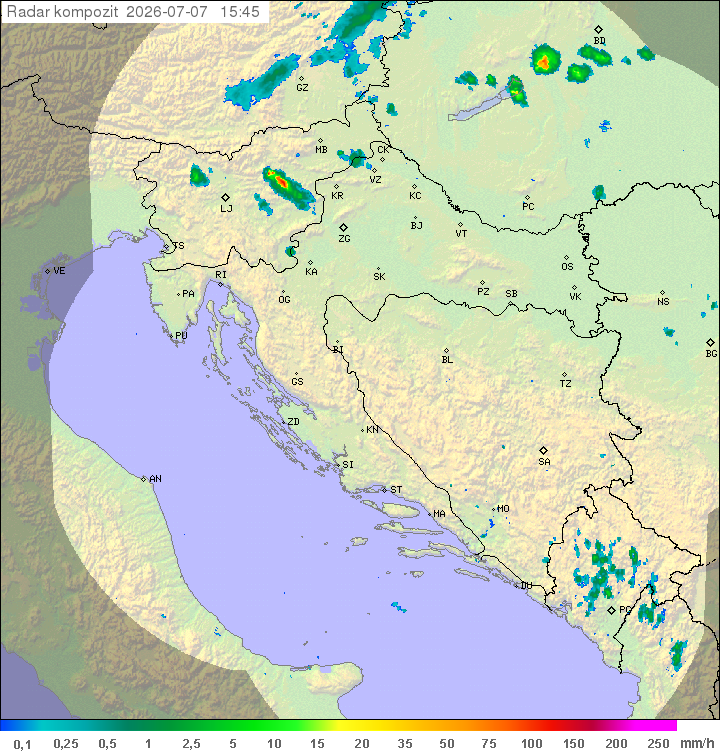 Padavine Hrvaška