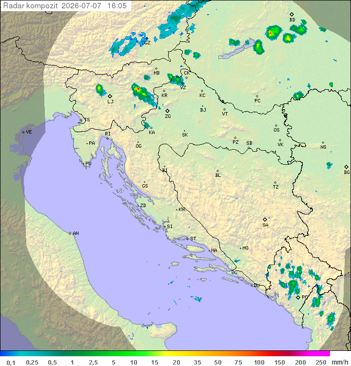 Padavine Hrvaška