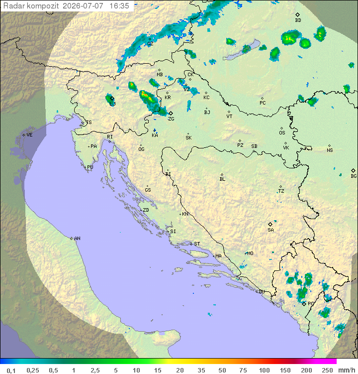 Padavine Hrvaška