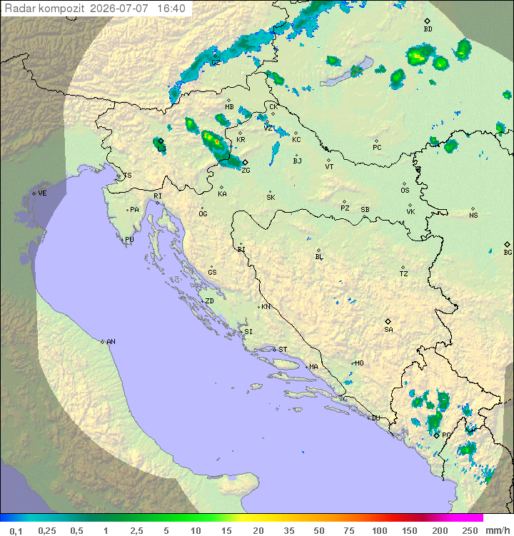 Padavine Hrvaška