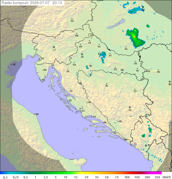 Padavine Hrvaška