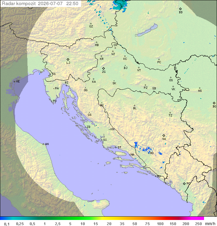 Padavine Hrvaška