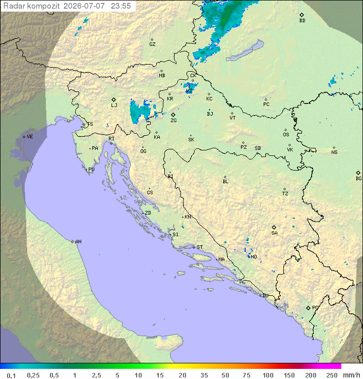 Padavine Hrvaška