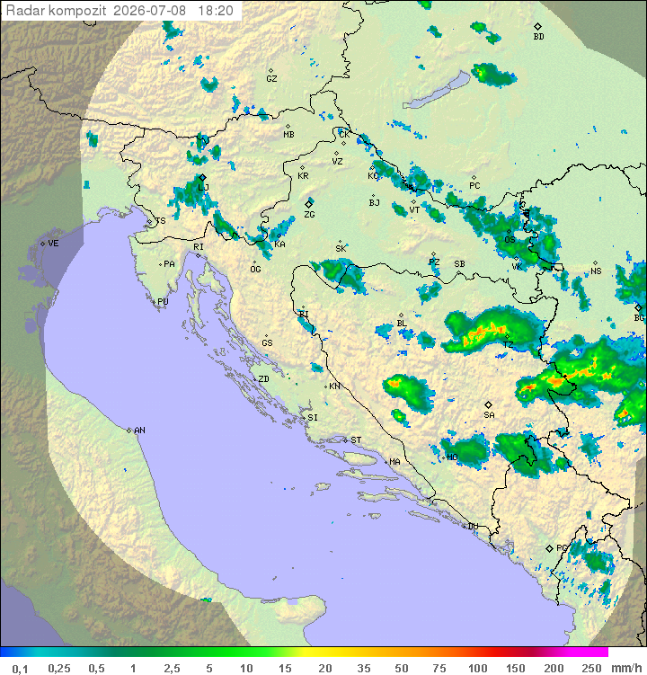 Padavine Hrvaška