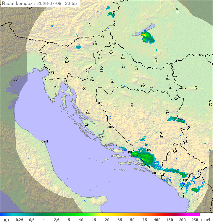Padavine Hrvaška