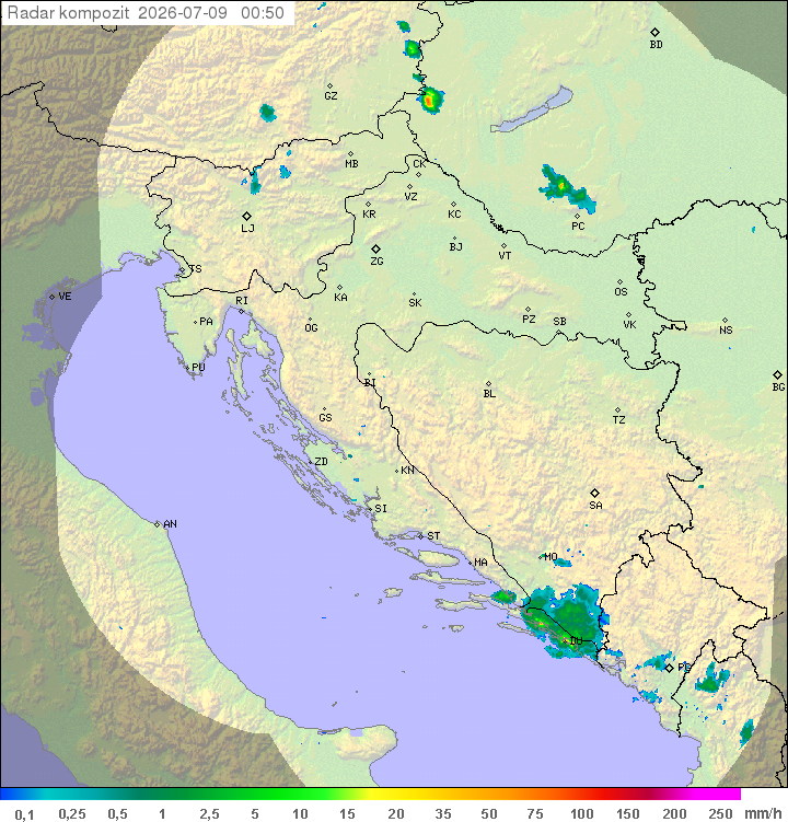 Padavine Hrvaška