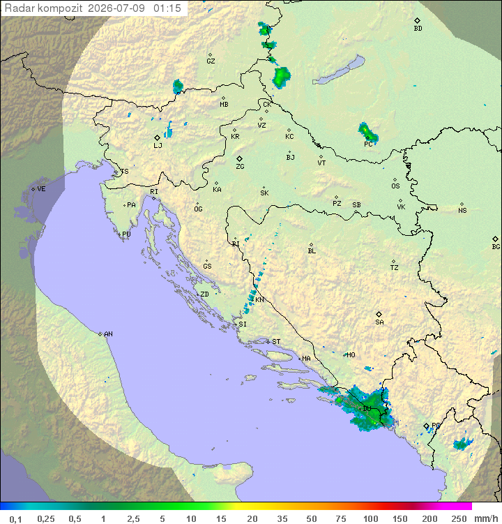 Padavine Hrvaška