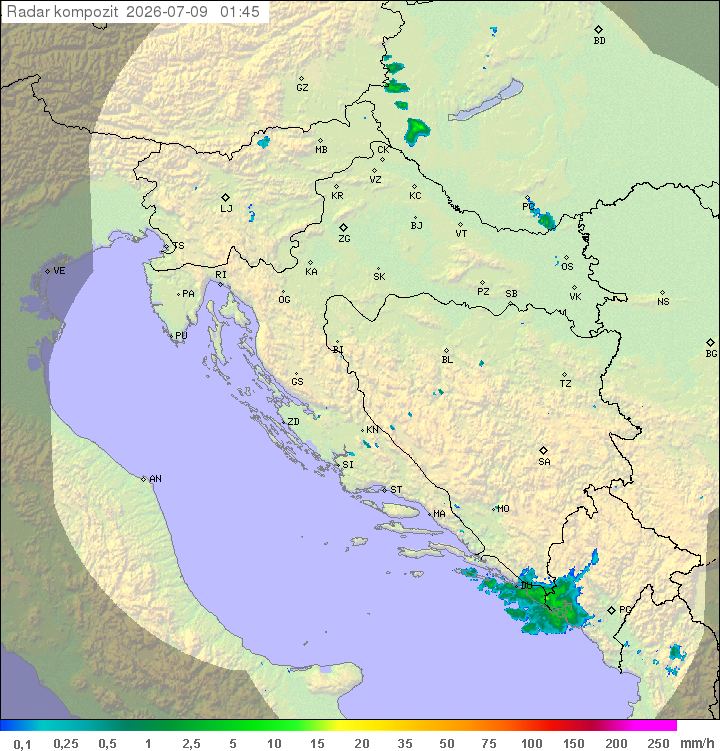 Padavine Hrvaška