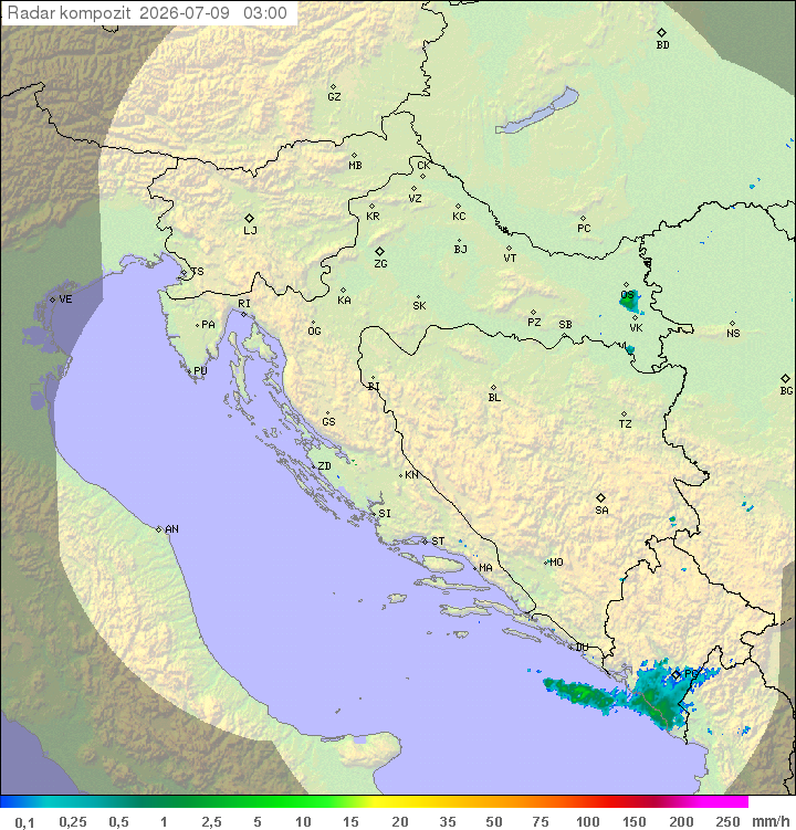 Padavine Hrvaška