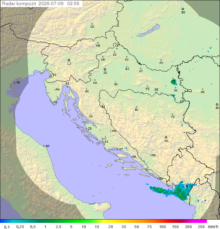 Padavine Hrvaška