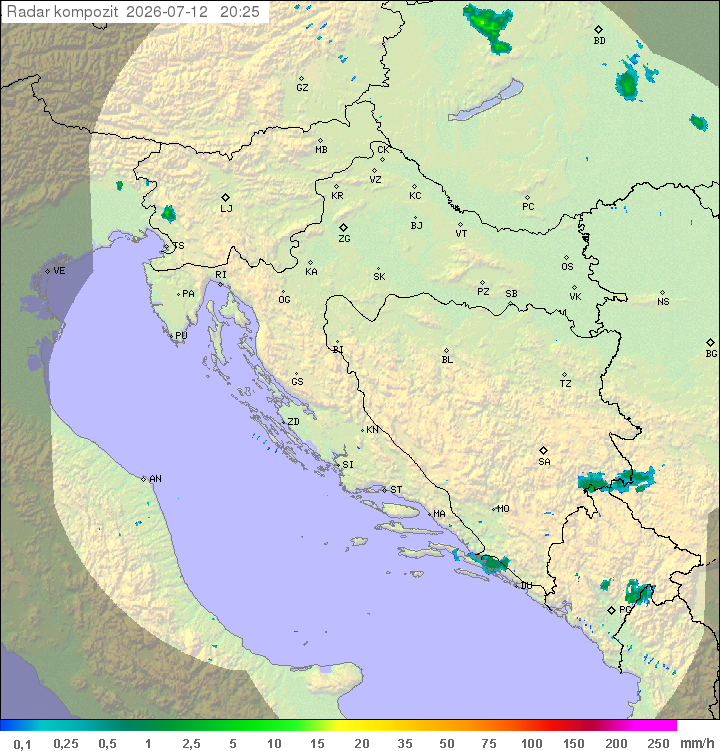 Padavine Hrvaška