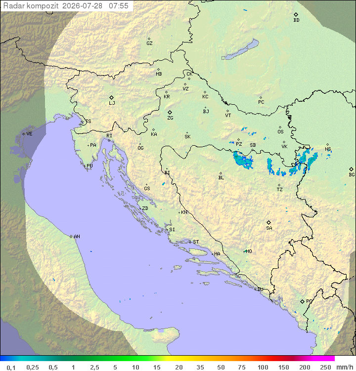 Padavine Hrvaška