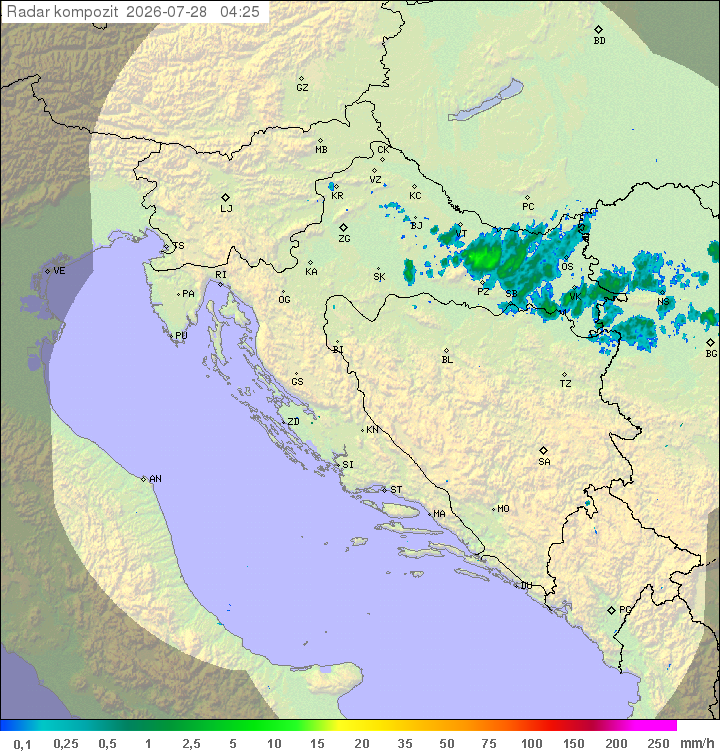 Padavine Hrvaška