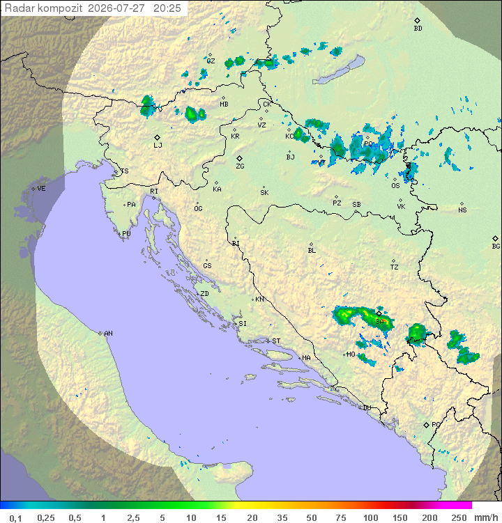Padavine Hrvaška