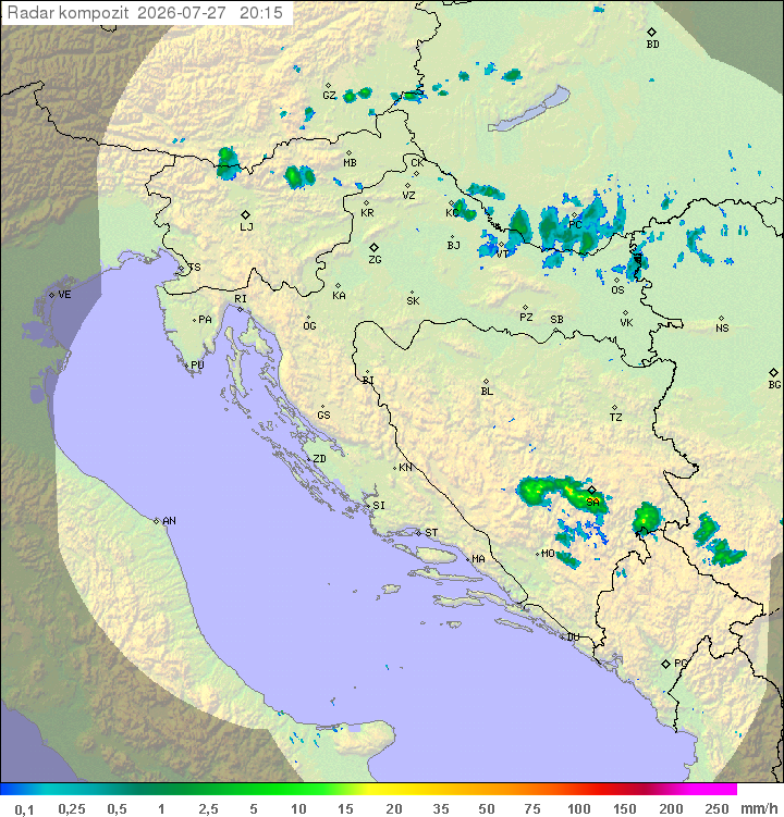 Padavine Hrvaška