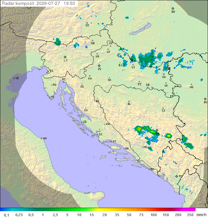 Padavine Hrvaška