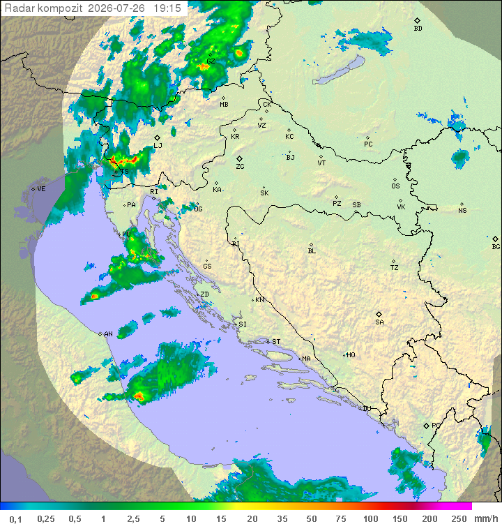 Padavine Hrvaška