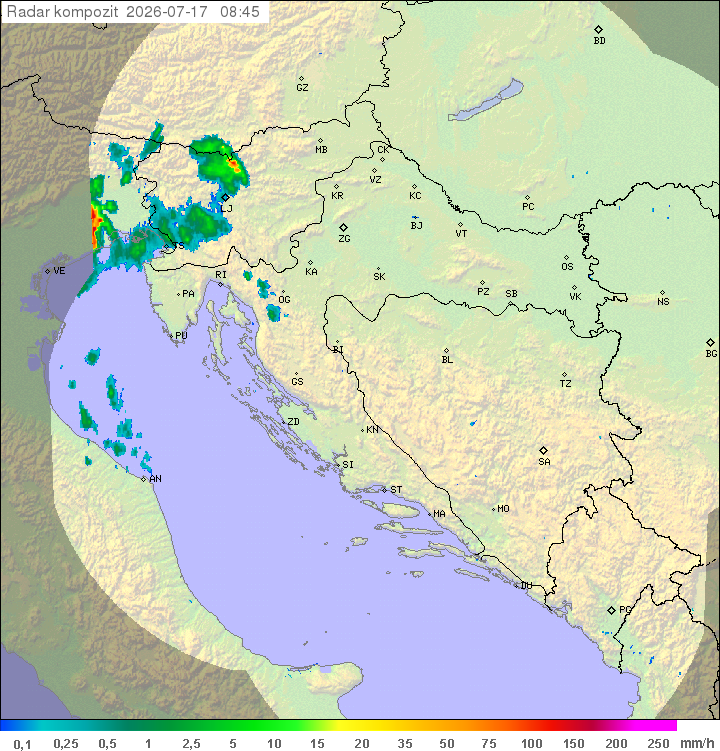 Padavine Hrvaška