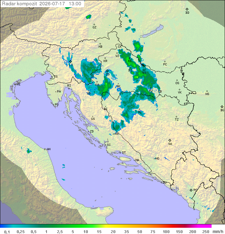Padavine Hrvaška
